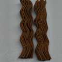 100Pcs 10 Inch Brown Wavy Rattan Reed Fragrance Diffuser Replacement Refill Sticks