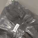 MOERDENG Women's Waterproof Long Winter Coat Thickened Down Alternative Jacket Warm Puffer Jacket Parka (3X-Large, Black)