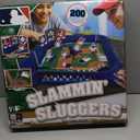 MLB Slammin' Sluggers Magnetic Baseball Tabletop Game  2-Player Board Game with 20" x 20" Field, Scoreboard, Stickers and Manual Pitching Control