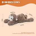 Monkey 14" 7 OZ Cute Stuffed Animals, Sensory Comfort Plush Throw Pillow Toy, Plush Toys for Stress Relief, Kawaii Plushies Hugging Toy Stuffed Monkey Gifts for Kids & Adults