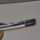 Bonpally Curved Shower Curtain Rod for Bathroom, 40-72 Inches Adjustable Curved Shower Rod, 0.9MM Aluminum Shower Curtain Rod with Rotating Brackets for Extra Shower Space, Need to Drill, Black