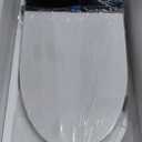 Smart Toilet with Bidet Built in Heated Seat, Smart Tankless Toilet with Warm Water and Dryer, Fahrenheit LED Display, Auto Flush, Foot Sensor