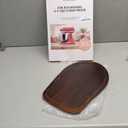 Mixer Slider Compatible with 4.5-5 QT Kitchen Aid Stand Mixers, Kitchen Countertop Storage Mover Sliding Caddy Mixer Slider Mat for Kitchen Aid Stand Mixer Accessories Attachment (Pine Wood - Brown)