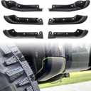 Mud Flap Delete Fit for GMC Sierra 2500/3500 2020-2026,Mud Guards Compatible with GMC Sierra 2500/3500HD Accessories 2020-2026 2WD/4WD Front & Rear Wheel Fender Mud Guard Delete Kit