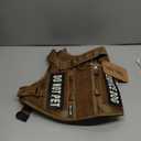 Tactical Dog Harness for Large and XL Breeds, Air Dog Vest No Pull with Reflective Do Not Pet Patches, Breathable Dog Molle Vests for Training Walking Hunting Brown