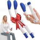 Foldable Toilet Aid2Pack, Long Comfort Wipe Wand Bottom Buddy Toilet Self Tissue Aids for Toileting, Self Help Wipe Butt for Overweight People Limited Mobility,Elderly, Pregnancy