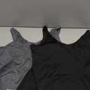 NELEUS Women's 2 Pack Athletic Compression Tank Top with Sport Bra Running Shirt, Large 