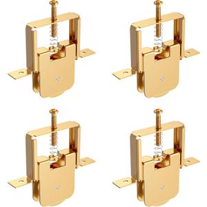 4-Pack Premium All-Metal Sliding Screen Door Rollers for B 691 & B 695, Spring-Loaded Design, Smooth Quiet Glide with 1" Steel Ball Bearing, Fits Top & Bottom Tracks