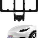 for Tesla Model 3 Front License Plate Mount 2023-2020, No Drill No Adhesives for Tesla Model Y License Plate Holder 2024-2020 Accessories for Tesla Lockable Anti-Theft Bracket
