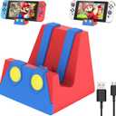 HEIYING Switch Charging Dock for Nintendo Switch/Lite/OLED, Portable Charger Base Stand with Type C Port for Easy Console Charging