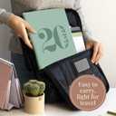 Rileys 2025 Weekly Planner - Typographic Annual & Monthly Agenda Planner, Flexible Cover, Notes Pages, Twin-Wire Binding (8.5 x 11 inch, Green)