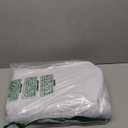 Preboun 3 Pcs Vinyl Tablecloth 54 x 108 Inches Rectangle Vinyl Flannel Backed Tablecloth Waterproof Plastic Table Cover for Dinner Kitchen Outdoor Indoor Rectangle Tables(White)