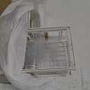 Adhesive Corner Shower Caddy - Rustproo, No Drilling Wall Mounted Shower Shelves, Organizer for Bathroom. White