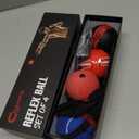 Champs MMA Boxing Reflex Ball Set with Punch Counter App | 4 Balls with Varying Weights, Headband & 4 Spare Strings to Improve Speed, Hand Eye Coordination Training | Boxing Equipment, MMA Gear Gift