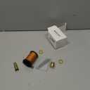 WILLBOND 6 Pieces Leather Sewing Awl Needle with Copper Handle, Upholstery Repair Kit 50 M Nylon Cord Thread and 2 Pieces Thimble for Handmade Leather Sewing Tools Shoes and Repair