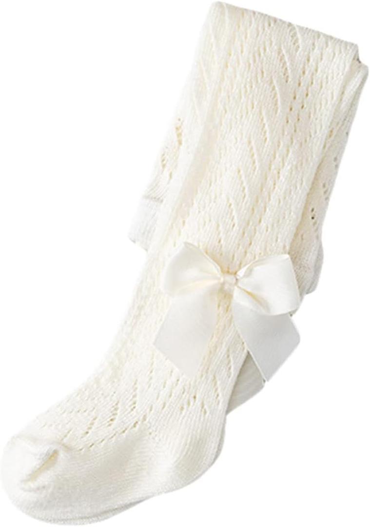 Toddler Baby Girls Tights Leggings Stockings Newborn Elastic Waist Solid Pantyhose Slim Fit Infant Socks (1-2T)