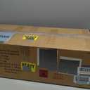 Versatile 7 Tier Wall Shelf Unit,White Lack Wall Shelf,Display Floating Shelf with LED Remote Control Light