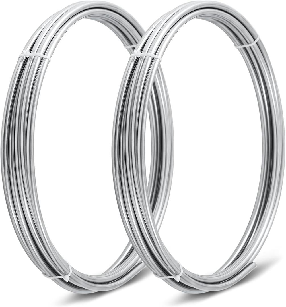 MorningRo 3/8" x 50 ft 304 Stainless Steel Tubing Coil Applied for Making Fuel Pipe Coils, Wort Cooling and Automobile Applications