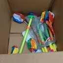 Tanlade 36 Pcs Beach Pool Party Favors Water Guns Bulk 4.72/6/12 Inches Inflatable Rainbow Beach Balls Water Squirters for Kids Summer Theme Party Favor Pool Toys(4.72)