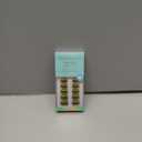 BTArtbox Press On Nails Short - Olive Green Squoval Press On Nails with Glue for Women, Opaque Soft Gel Glue On Nails in 15 Sizes - 30 Stick On Nails Kit, Moss Muse