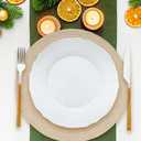 Defined Deco13 Inches Round Woven Placemats Set of 4 for Kitchen Dining Table, Trivets for Hot Pots and Pans, Boho Placemats Table Decor for Thanksgiving