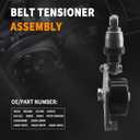 Drive Belt Tensioner 38216 Fit for Toyota Camry 2002-2006, Highlander 2001-2007, RAV4 2001-2005 Solara 2002-2006, for Scion tC 2005-2010, Replace# 166200W110, 1662028010