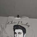 Elvis Presley Official Script Sweatshirt Size 2XL, Gray