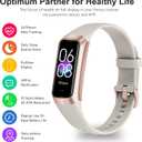 Zeacool Fitness Tracker with 24/7 Heart Rate, Blood Oxygen Blood Pressure Sleep Monitor, Activity Trackers 5 ATM Waterproof,Step Calorie Counter Pedometer Health Smart Watch for Women Men