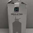 DYSANKY 1 Gallon Water Bottle Insulated | Thickened Stainless Steel Vacuum Metal Water Jug | Portable Sports Large for Gym and Hiking with Straw, Carrier Bag, Handle Strap | BPA-Free 128 oz (Advanced Black)