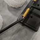 Tipace Black & Gold Vintage Bathroom Vanity Light Fixtures Over Mirror Glass Globe 3 Lights Industrial Vanity Lights Farmhouse Bath Lighting(Exclude Bulb)