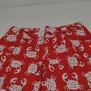 Beach Shorts Swim Trunks Quick Dry Men's Bathing Suit with Mesh Lining/Side Pockets (Crab Red), XX-Large