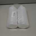 32oz/1000ml Plastic Food Grade Storage Bottles, Wide Mouth HDPE Chemical Reagent Sample Bottle Liquid Containers with Sealed Caps (Translucent, 2 Pcs)
