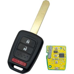 3 Buttons Keyless Entry Remote Car Key Fob Fit for Honda Fit 2015 2016 2017 2018 2019 2020/Crosstour 2013-2015/CR-V 2014-2016 MLBHLIK6-1T 35118-T2A-A20 (1)