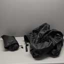 Waterproof Rain Cover for Backpack Bags Rubberized Material, Dust Proof, Rainproof Dustproof Protector Raincover Elastic Adjustable Specially for Trekking Black  , 2 Pieces, 37x28x22 inches