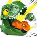 iPlay, iLearn Kids Dinosaur Cars Launcher Toys Set, Boys Dino Ejecting Vehicle Playset, Toddlers Mini Push Go Catapult, Press to Launch, Cool Birthday Gifts Party Favors for 3 4 5 6 Years Old Children