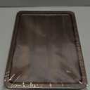 Bamber Wood Serving Tray Wooden Decorative Coffee Tea Platter Black Walnut Large - 15.4'' X 11.4'' - Spliced