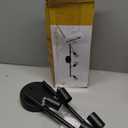 Unicozin LED 4 Light Track Lighting Kit, 24.8'' Black 4 Way Ceiling Spot Lighting, Flexibly Rotatable Head, Track Light Included 4 x LED GU10 Bulb (4W, Daylight White 5000K, 400LM)