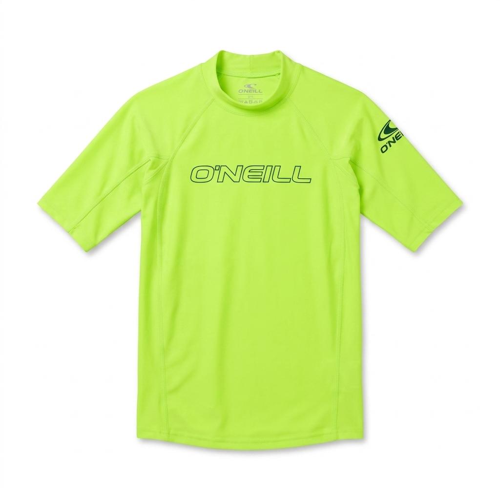 O'Neill Youth Basic Skins Short Sleeve Sun Shirt UPF 50+ Sun Protection, Rash Prevention for Surfing and All Water Activities, size 14