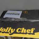 JOLLY CHEF 12 oz 40 Pack Gold Plastic Wine Glasses Stemless, Shatterproof, Unbreakable, Crystal, Disposable Plastic Wine Cups for Party, Halloween, Christmas, Thanksgiving