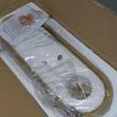 3 Colors Modern Led Single Chandelier, 18W Vintage Hanging Light, Adjustable Ceiling Light for Kitchen Island Living Room (Gold)