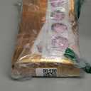 150-pack 4.7 x 7.9 Stand Up Mylar Bags with Clear Window Resealable Foil Pouches for Food Storage Smell Proof Edible Packaging Bag for Jewelry and Small Business, Small plastic bag Bulk, Golden