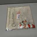 Vintage Christmas Throw Pillow Cover 18x18  Retro Girl Mailbox Holiday Cushion Case with Snowflakes and Gifts  Classic Decorative Farmhouse Accent for Couch or Living Room Decor