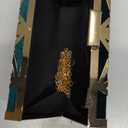 CARIEDO Women Evening Bag Elegant Clutch Purse Exquisite Velvet Metal Hollow out Handbags Prom Wedding Party (Green)