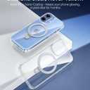 TORRAS Ostand for iPhone 17 Case Clear, Fit for MagSafe, 4X Military Drop Protection, Camera Control, Slim Magnetic Phone Case for iPhone 17 with Stand, Soft Edge, Anti Yellowing Cover 6.3", Clear