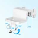 2 Pack Gutter Mount Compatible with eufyCam 2C/2C Pro, 2/2 Pro, 3C/S300, 3/S330,SoloCam S220/C210, 360Rotation Security Bracket with 1/4 Screw Thread(Camera Not Included)