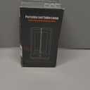 Portable Metal Table Lamp for Indoor/Outdoor ,Rechargeable Cordless LED Lamp, 3-Colour Infinitely Dimming Battery Powered Small Desk Lamp, Restaurant/Bedroom/Bar/Coffee Shop/Camping Light (Gold)