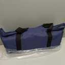 American Mahjong Tile Set,166 White Tiles Mahjong Set,4 Colors Mahjong Racks,Travel Mahjong Set with Blue Carrying Bag