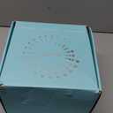 Cobbe Waterfall Bathroom Faucets 3 Hole, Matte Black Bathroom Sink Faucet Square 4 Inch Centerset with Pop-Up Drain, 2 Handle and 2 Supply Hoses, Lead-Free Stainless Steel for Vanity Sink Rv