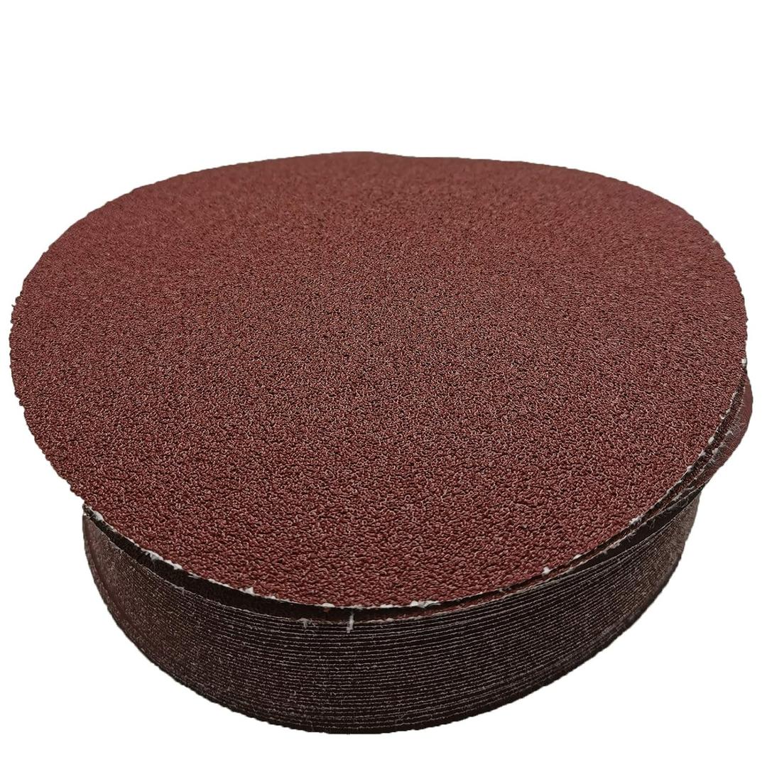 40 Pcs 7-Inch 40 Grit Hook and Loop Sanding Discs Sandpaper for Random Orbit Sander