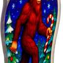 3 x Funny Christmas Ornaments 2026 - Bigfoot Gifts - Big Foot Sasquatch Gift - Sasquatch Gifts - Bigfoot Ornament - Christmas Ornaments 2026 - White Elephant Gift - Xmas Tree Funny Decoration